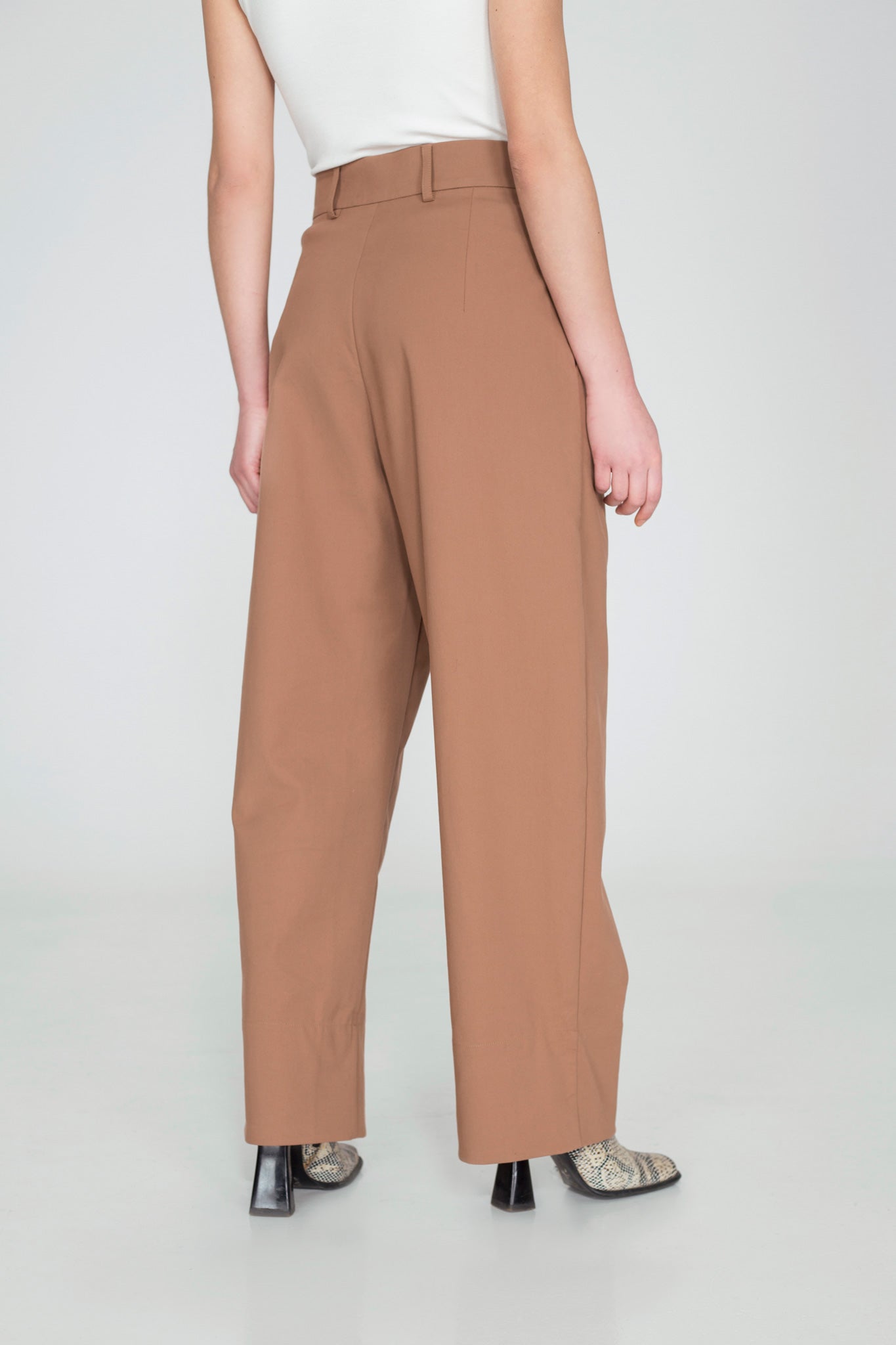 Pleated front pants